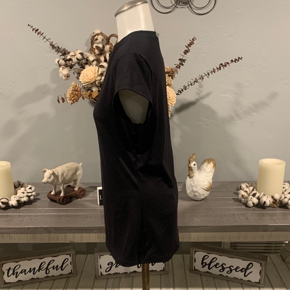 Susana Monaco Black Short Sleeve Tee - Picture 3 of 5